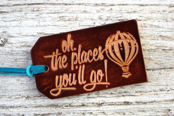 Oh The Places Youll Go Luggage Tag - Exsect Inc. - 1